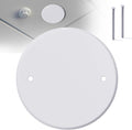 1 Pcs Smoke Detecte Cover Plate, 5 Inch Metal Round Blank Ceiling Cover Plate by Wuno