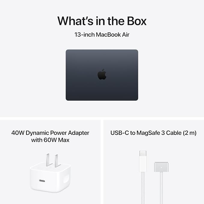 Apple 2026 MacBook Air 13-inch Laptop with M5 chip: Built for AI, 13.6-inch Liquid Retina Display, 24GB Unified Memory, 1TB SSD, 12MP Center Stage Camera, Touch ID, Wi-Fi 7; Midnight - Image 9