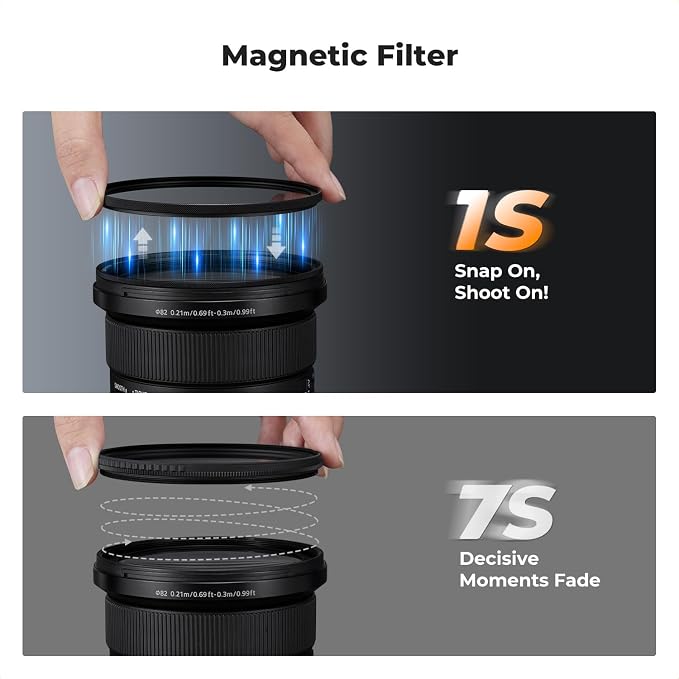 K&F CONCEPT Magnetic 67mm Circular Polarizers Filter - Image 4