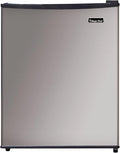 Magic Chef 2.4 Cu Ft All Refrigerator E-Star | 2.4-Cu. Ft. Mini Fridge, Stainless Steel by MagicChef