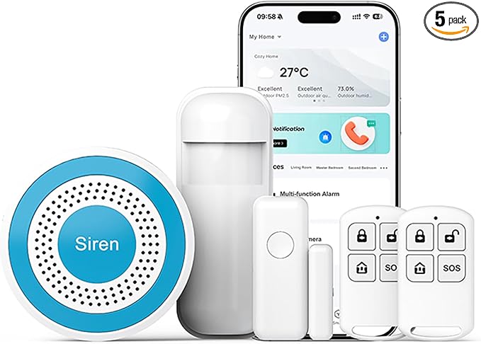 Home Security System with Smart Life or Tuya Instant App Alerts and Instant App by PGST