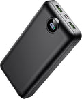 Portable Charger Power Bank 50000mAh 22.5W Fast Charging USB C Battery Bank External Battery Pack Digital Display Phone Charger with 3 Output & 2 Input for iPhone 17/16/15/14/13/12, Samsung etc Black by Unknown