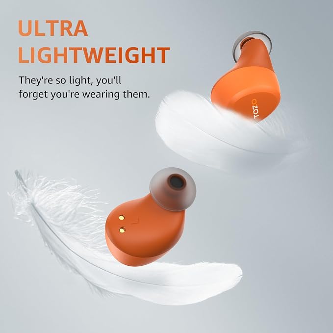 TOZO A1 Wireless Earbuds Bluetooth 5.3 Light Weight in Ear Headphones | IPX5 Waterproof, 2 Mics for AI Calls, Immersive Premium Sound Bass Ear buds with Charging Case, 32 Presets EQ via TOZO App - Image 3