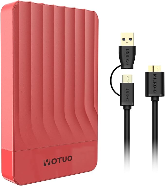 YOTUO Portable External Hard Drive Storage Expansion Mobile HDD USB 3.0 by YOUTO