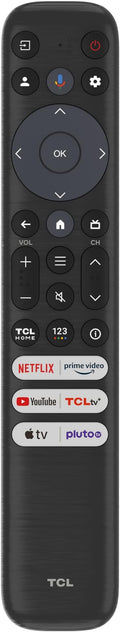 TCL New RC813 for TCL TV Replacement Remote for TCL-Google-TV-Remote Control, Compatible with FHD HDR LED QLED 4K UHD Smart TVs S3/S4/S5/Q5/Q6/Q7/QM7/QM8 Series by TCL