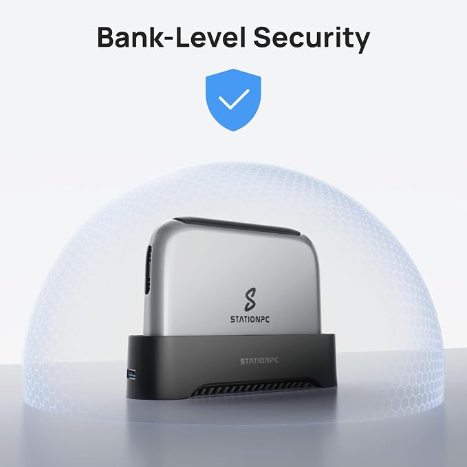 PocketCloud Portable NAS, M.2 NVMe & SD Card Slots, One-Click Backup, Wi-Fi 6 - Image 6