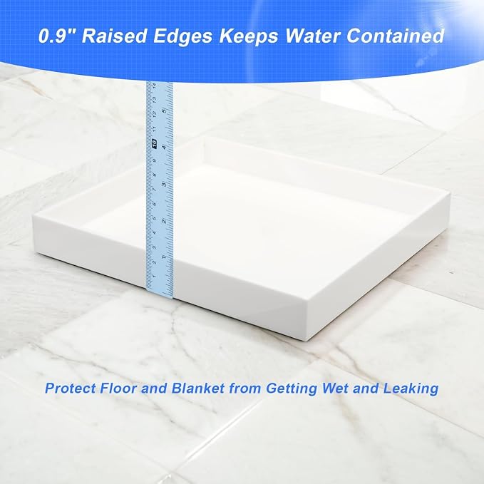 Acrylic Humidifiers Tray for LEVOIT Classic 160 Top-Fill Humidifiers 2.5L Tank, Leak-Proof Tray, Moisture-Proof Humidifier Tank Floor(Not Include Humidifier) (White, 2.5L) - Image 5