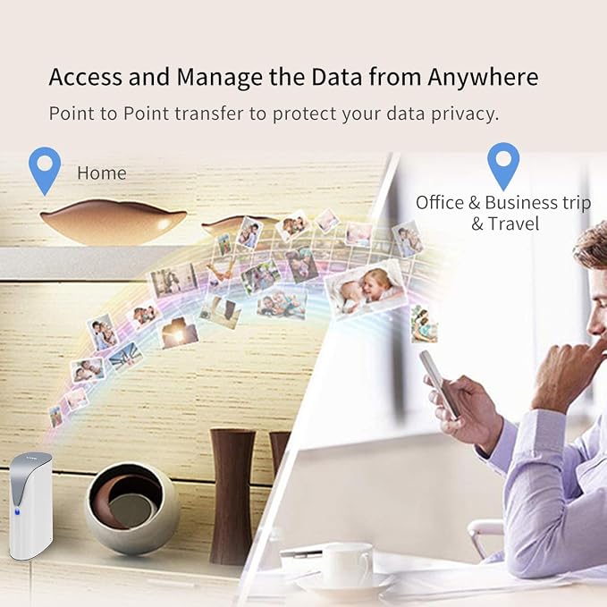 SSK 4TB Personal Cloud Network Attached Storage Support Wireless Remote Access - Image 4