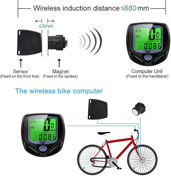 SY Bicycle Speedometer and Odometer Wireless Waterproof Cycle Bike Computer - Image 4