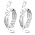 Flexible Cat 6A Ethernet Cable 270° Up Angled 6.6 Feet 2Pack, 10Gbps High-Speed by DUTEVOLNS