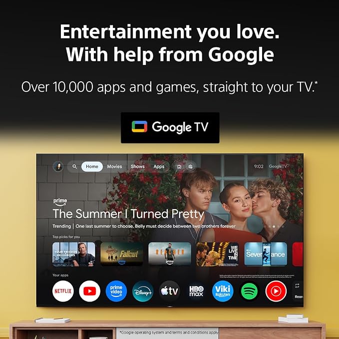 Sony 50 Inch BRAVIA 3 II LED 4K HDR Smart Google TV with Gemini K-50XR30M2 | XR Processor with AI Technology, Dolby Vision/Atmos, 120Hz Refresh Rate, 4K movie credits included, 4xHDMI 2.1, PS5 Features - Image 10