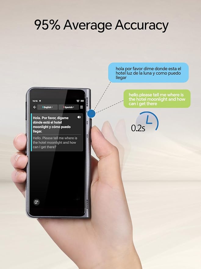 Timekettle NEW T1 Translator Device Supports 40 Languages, 31+ Offline Language - Image 4
