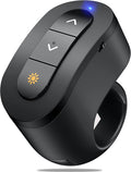 Presentation Clicker USB Rechargeable Powerpoint Clicker, Finger Ring RF 2.4GHz by DINOSTRIKE