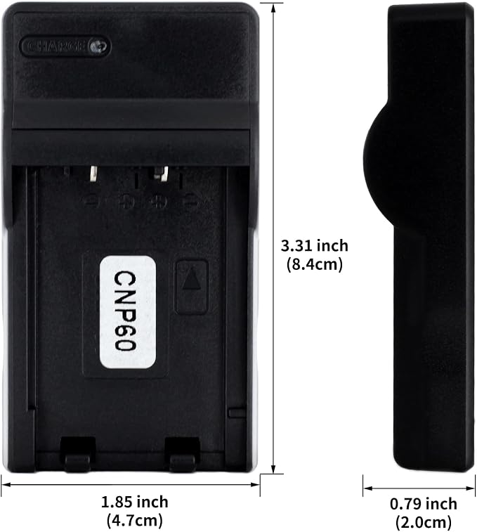 Norifon NP-60 USB Charger for Casio Exilim EX-S12, Zoom EX-Z20, EX-Z90 Camera - Image 4