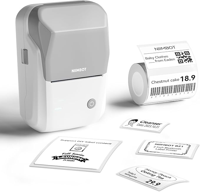 NIIMBOT B1 Label Maker Machine, Thermal Label Printer Easy to Use by NIIMBOT%C2%AE