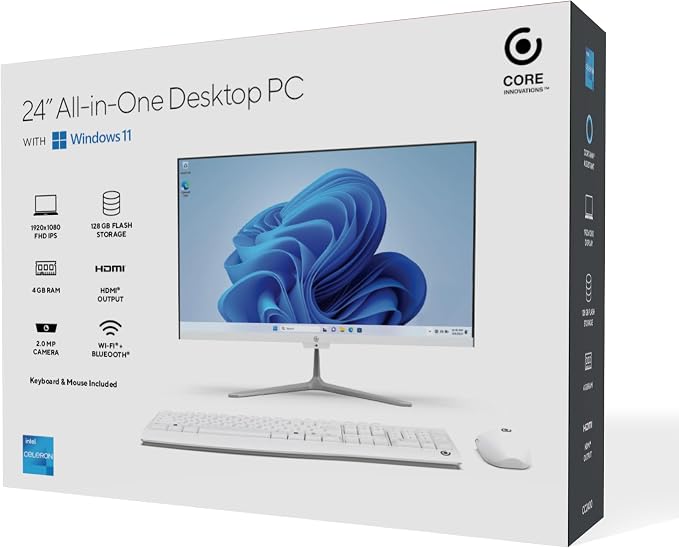 24" All-in-One Desktop PC with Windows 11 - Image 6