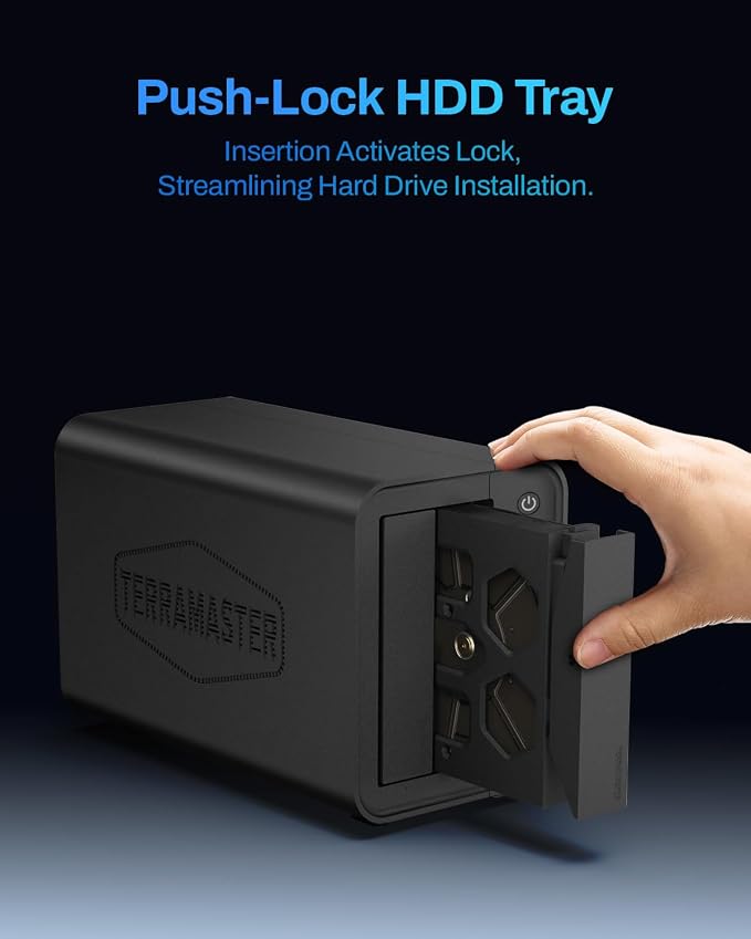 TERRAMASTER F2-425 2-Bay NAS Storage - Image 6