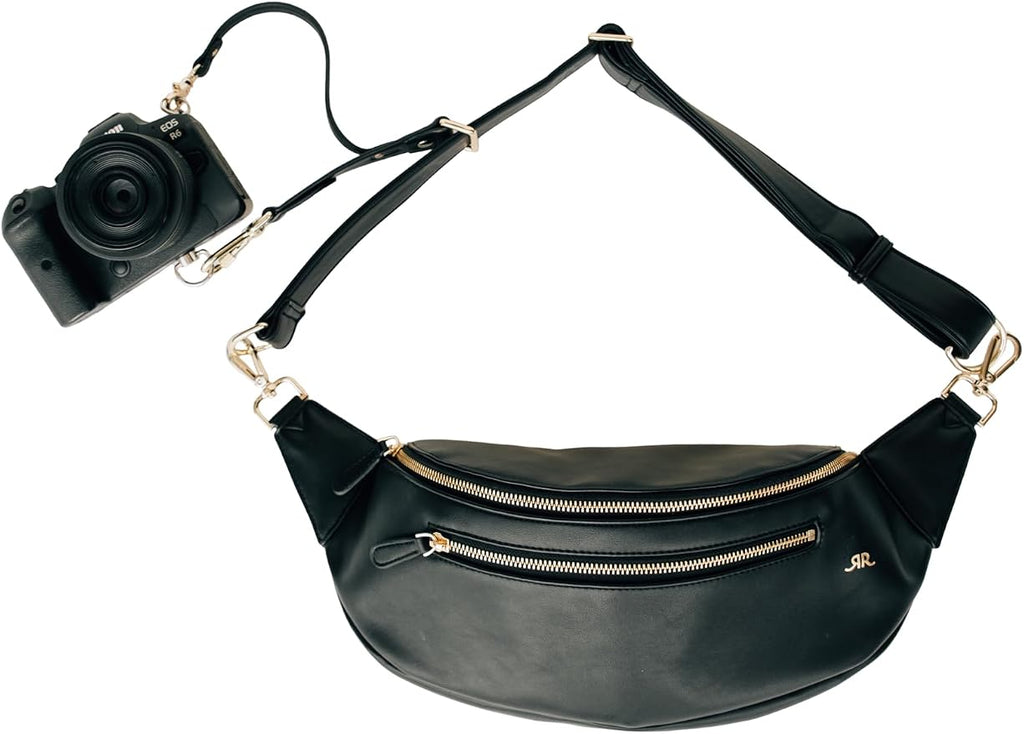 The Sidekick Camera Bag – Compact, Vegan Leather, Hands-Free Crossbody by RubyandRae