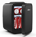 BEICHEN Mini Fridge 4 Liter/6 Can Portable Compact Refrigerator | for Bedroom Office Dorm Car, Fast Cooling, Low Noise, 100-125V AC/5-12V USB, for Skincare, Food, Drinks(Black) by BEICHEN