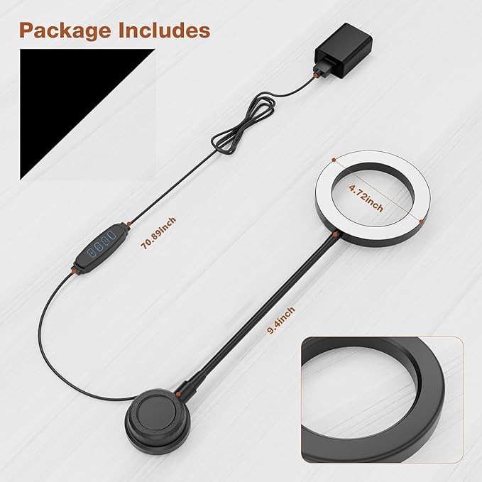 Suction Cup LED Vantiy Lights for Mirror, Flexible Gooseneck Stick on Selfie - Image 3