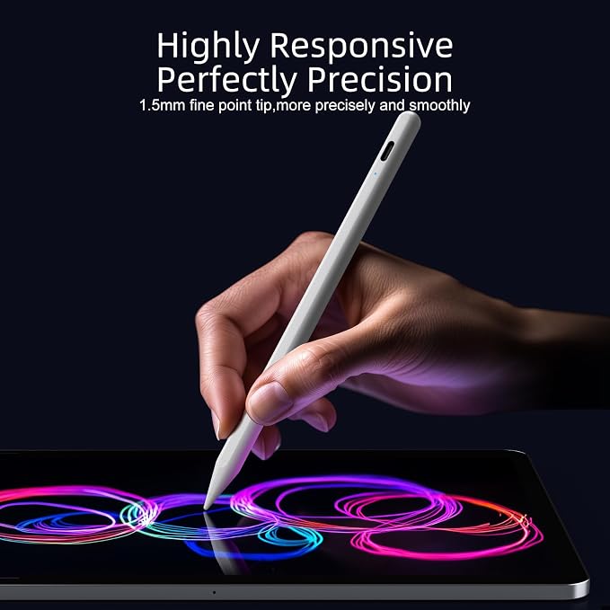 JAMJAKE Stylus Pen for iPad 6th-11th Generation-2X Fast Charge Active Pencil - Image 2