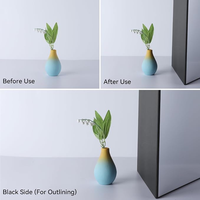 UTEBIT 3 in 1 Photography Reflector Cardboard, Product and Food Photo Shooting - Image 4