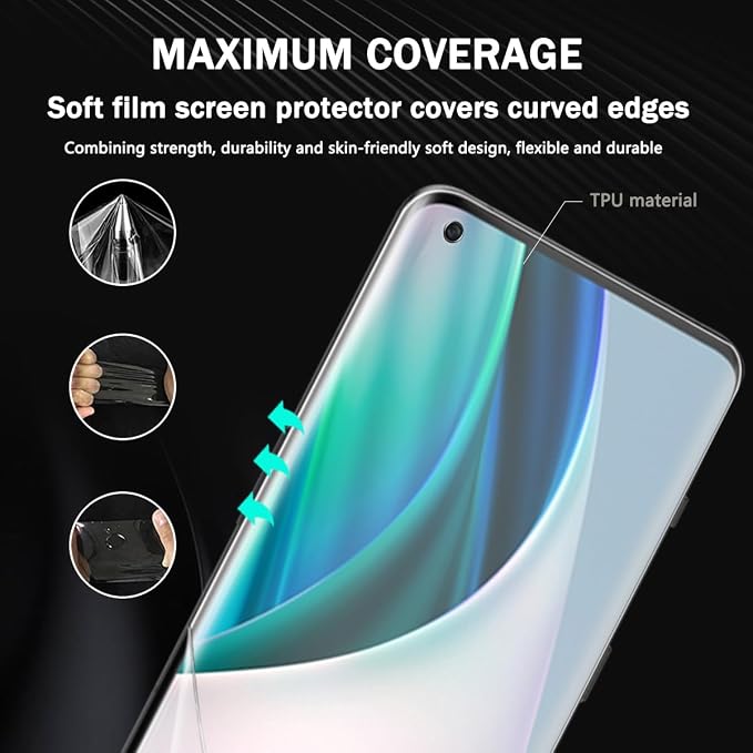 2+2 Pack Screen Protector for OnePlus 10 Pro Flexible TPU Film - Image 7