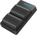 BESTON 2-Pack LP-E6N Batteries & Dual Battery Charger by BESTONPOWERUS