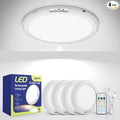 4PCs 10, 000mAh Rechargeable Ceiling Light by Aggforbl