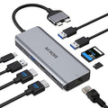 MacBook Pro Docking Station Dual Monitor MacBook Pro HDMI Adapter, 9 in 1 USB C by MOKiN