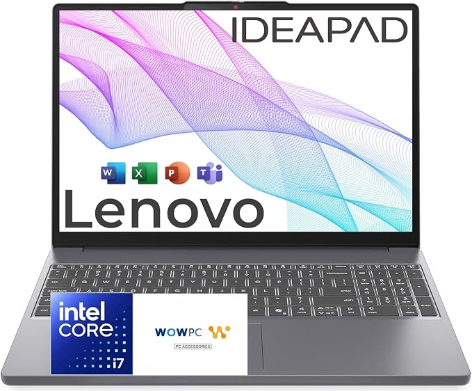 Lenovo IdeaPad Slim 3 Business Laptop | Intel Core i7-13620H Processor (10 Cores, Up to 4.9GHz) | 15.3″ WUXGA (1920 x 1200) IPS | 8GB DDR5 RAM | 512GB SSD | Numeric Keypad | Windows 11 | WiFi 6 by LENOVO