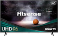 Hisense 43-Inch Class R6 Series 4K UHD Smart Roku TV with Alexa Compatibility, Dolby Vision HDR, DTS Studio Sound, Game Mode (43R6G) by Hisense