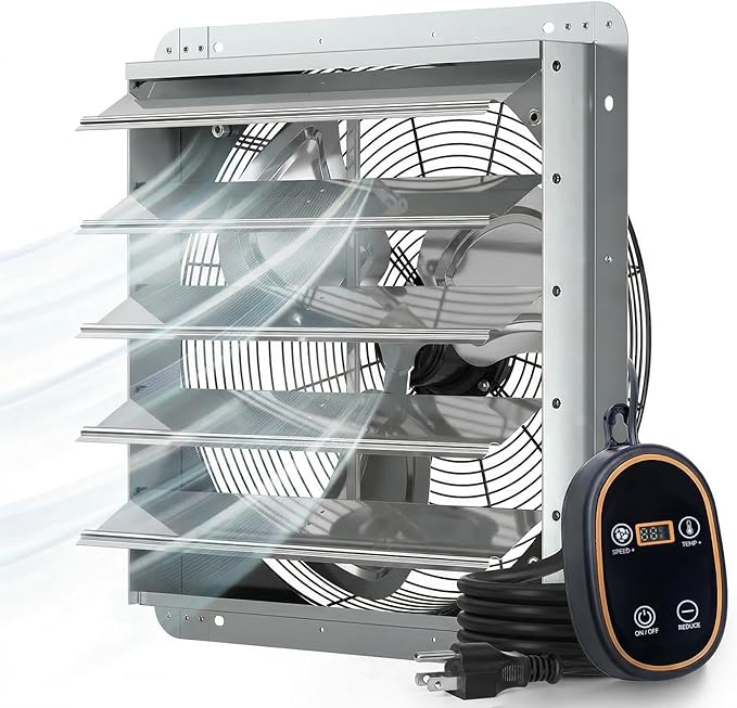 Amico 20" Smart Shutter Exhaust Fan by Amico