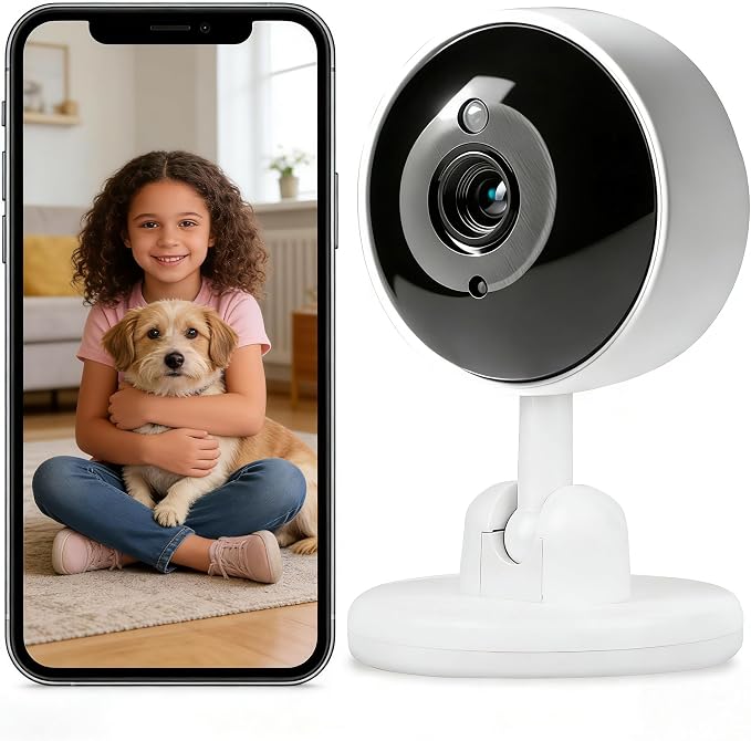Indoor Camera 2K Cameras for Home Security, 24/7 Live Video, 2 Way Audio by Unknown