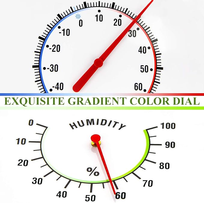 Circrane 13.25 Inch Round Thermometer - Image 4