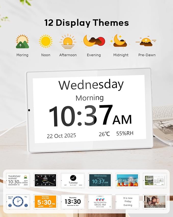 Mesqool 10.1" Large Digital Clock - Image 2