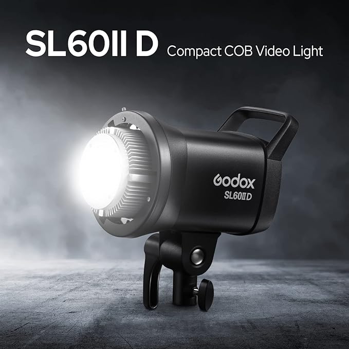 Godox SL60IID LED Video Light, 70W Bowens Mount LED Modeling Lamp, APP Control - Image 2