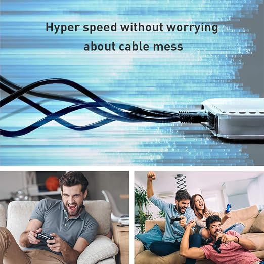 Cat8 Ethernet Cable 100ft, Indoor & Outdoor LAN Cable 26AWG Heavy Duty - Image 2