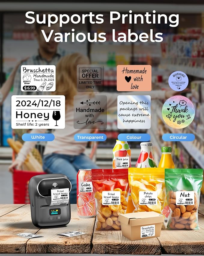Phomemo M110 Label Makers- - Image 3