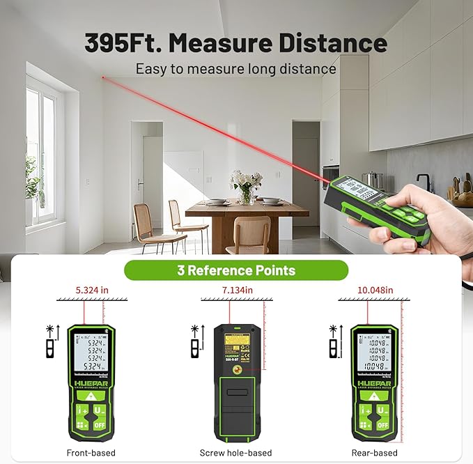 395FT Bluetooth Laser Measuring Tool - Image 5