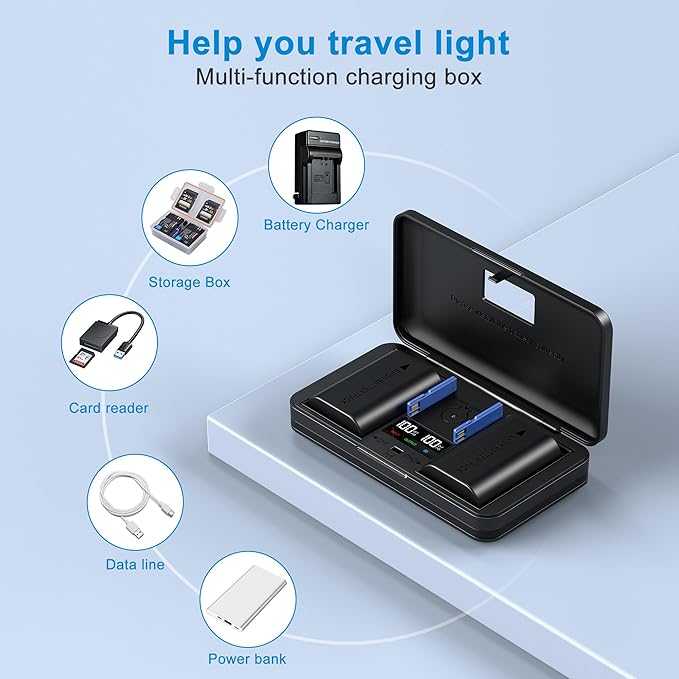 LP-E12 Camera Battery Multifunctional Charger Set Compatible - Image 2