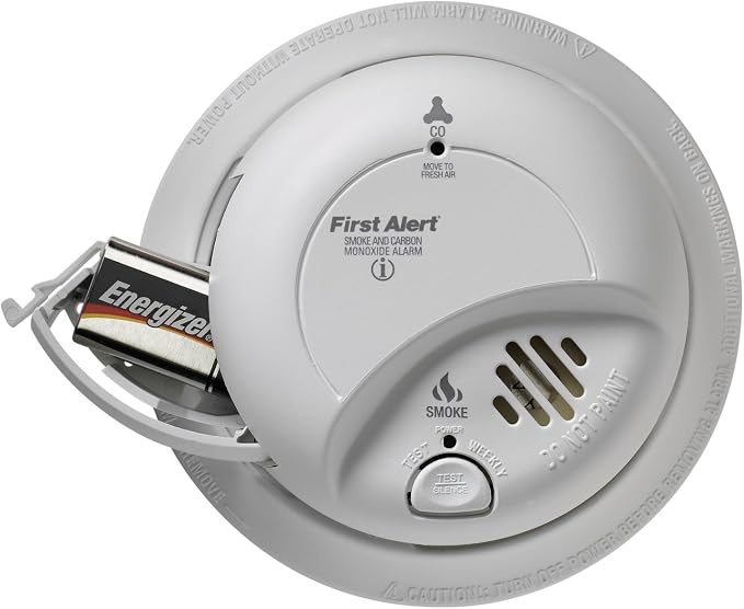 First Alert BRK SC9120B-12 Hardwired Smoke and Carbon Monoxide Detector - Image 2