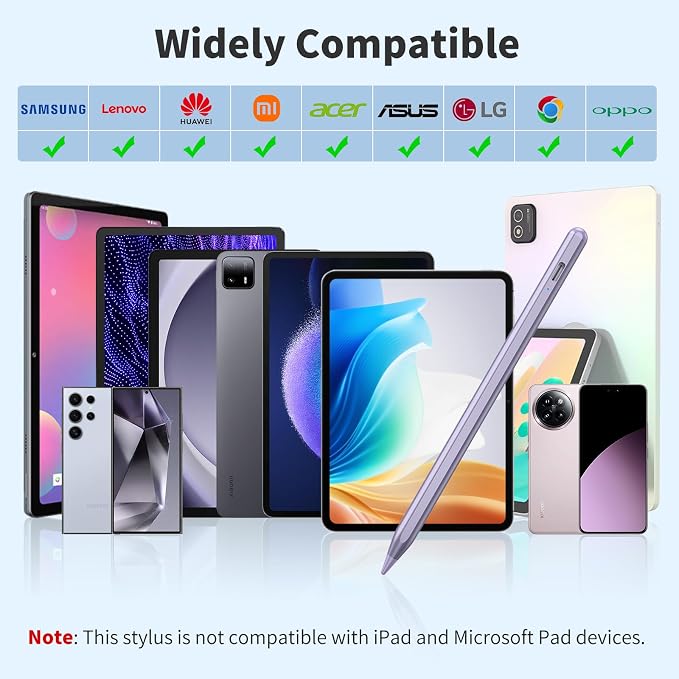 Stylus Pen for iOS&Android Touch Screens, Active Pencil for Samsung, Smart - Image 4