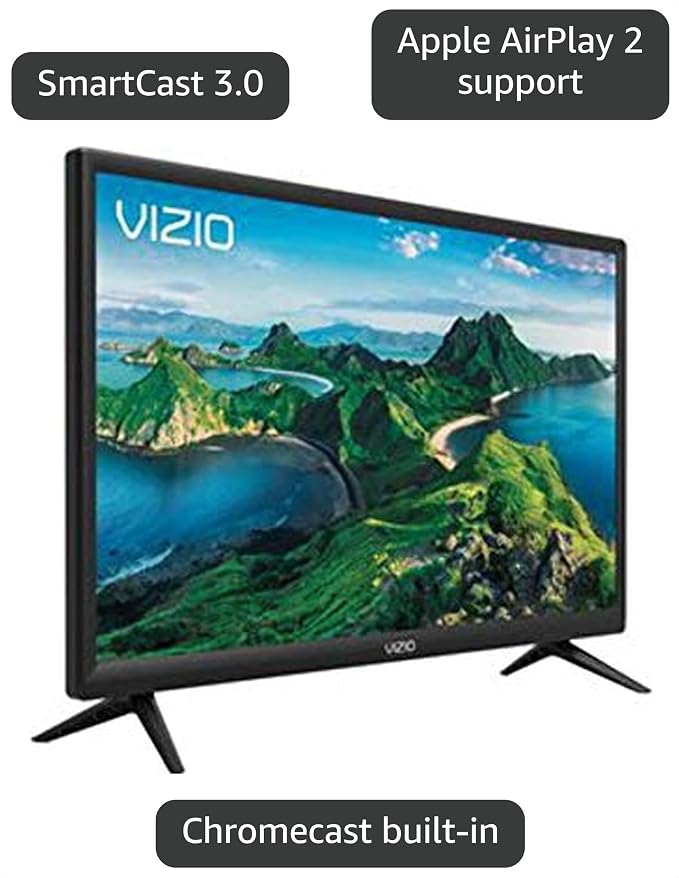 VIZIO 24 Inch Smart TV, D-Series Television Full HD 1080p with Apple AirPlay and Chromecast Built-in (D24f-G1) - Image 3