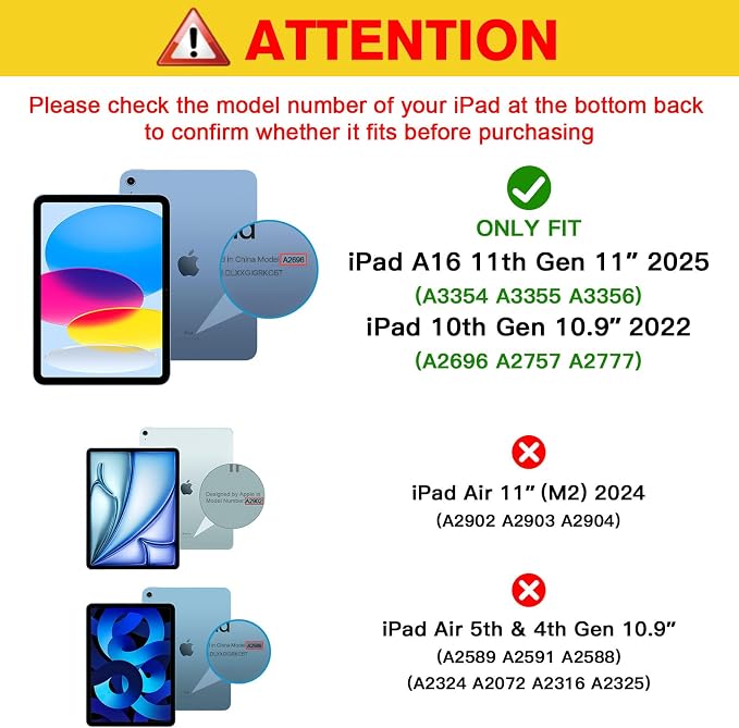 ProCase Screen Protector for iPad A16 2025 11th/10th 2022 Generation, 2 - Image 3
