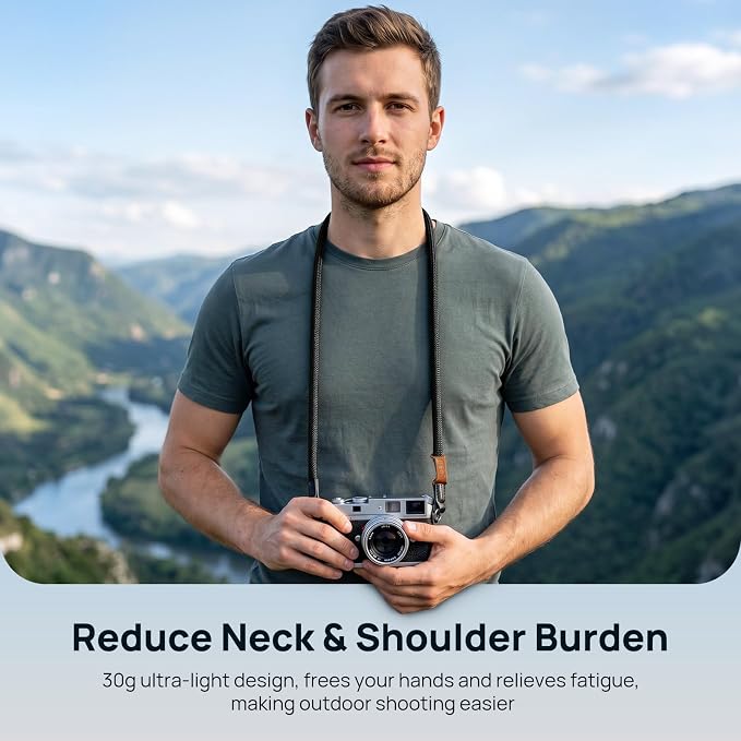 MoKo Camera Strap, 100cm Neck & Shoulder Rope Camera Straps - Image 3