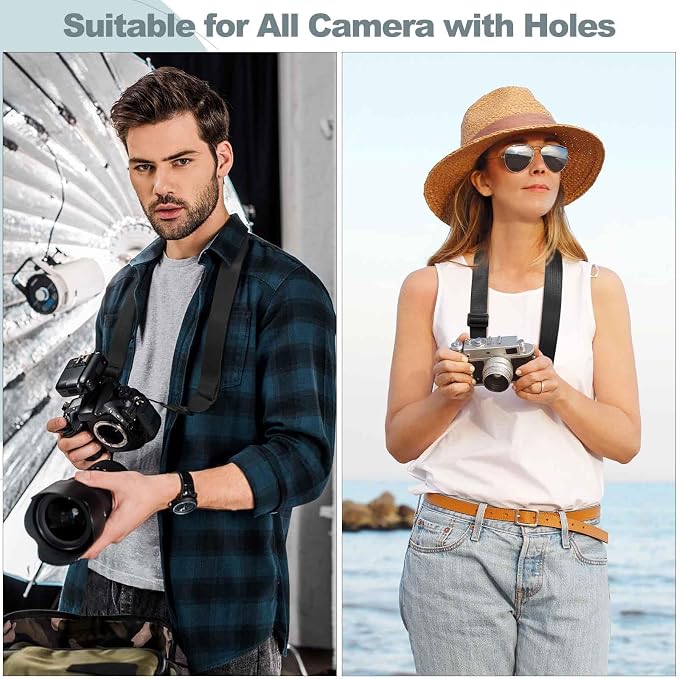 Adjustable Shoulder Strap, Comfortable Camera Strap, Neck Lanyard - Image 3