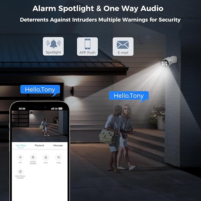 Hiseeu 4K Wired Security Camera System - Image 4