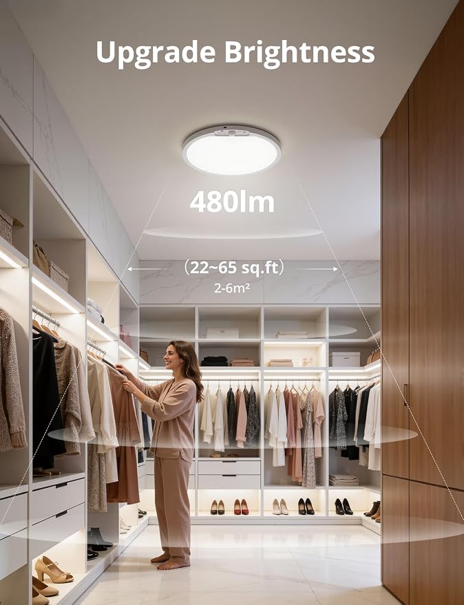 Bojim 10000mAh Battery Operated Ceiling Light - Image 6