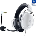 Razer BlackShark V2 X Wired PlayStation Gaming Headset, White | 50mm Drivers, Cardioid Mic, Lightweight, Comfortable Noise Isolating Earcups, For PS5, Xbox Series X, PC, Switch, 3.5 mm Jack by Unknown